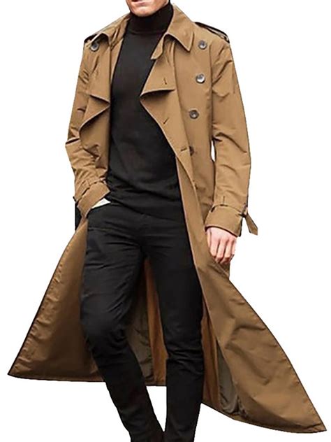 trenchcoat herren lang